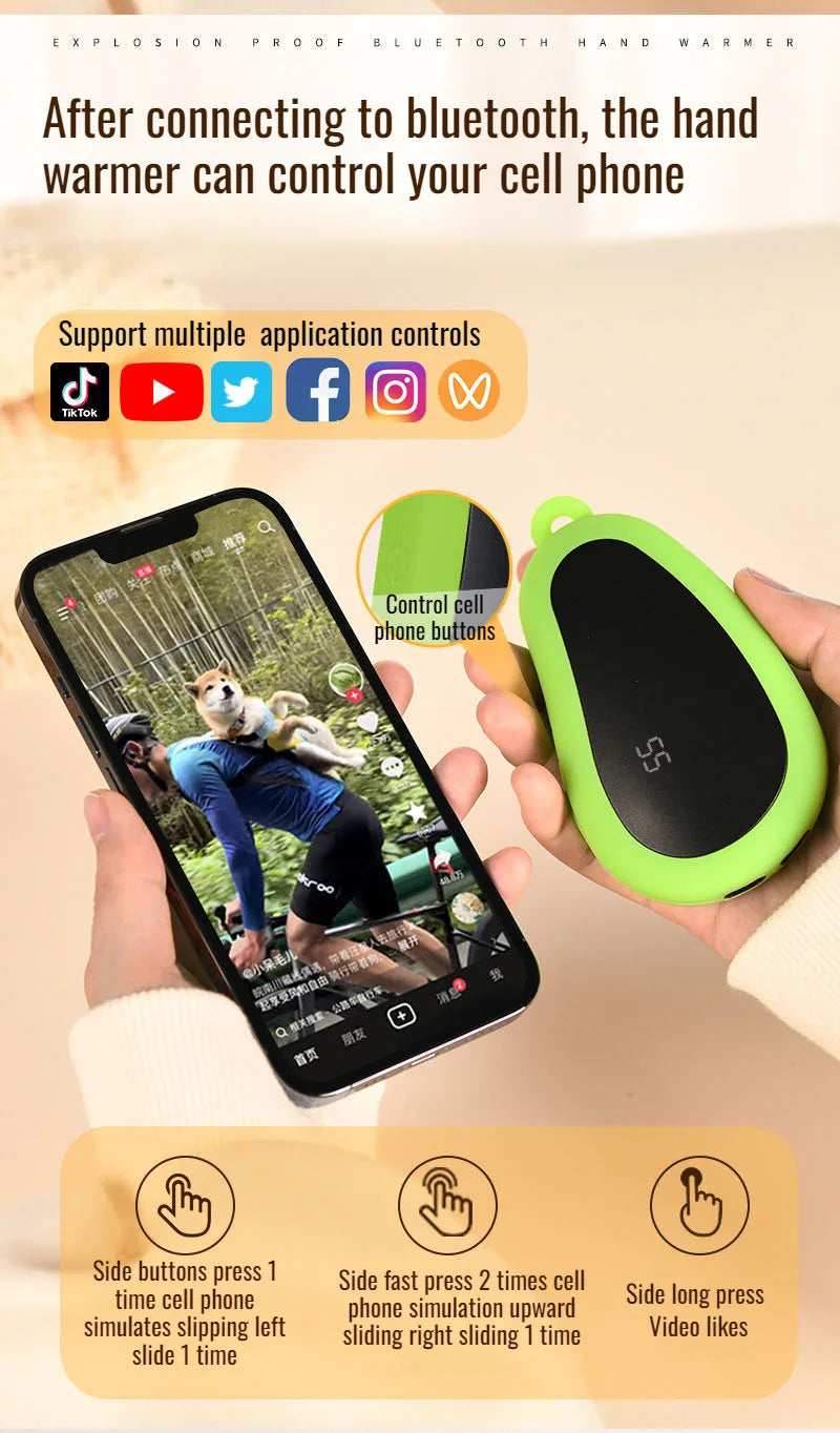 Mini Usb Hand Warmer Essential Antifreezing Heating Hand Warmer Continuous Warming Mini Hand Warmer