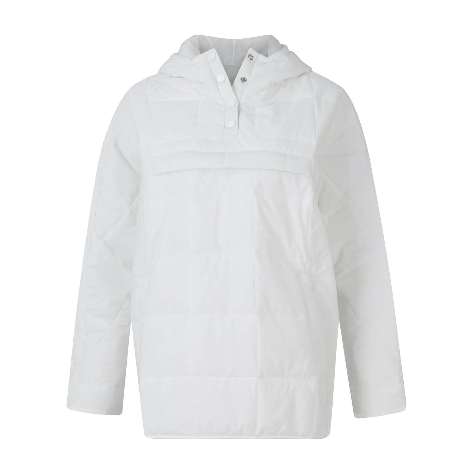 Quilted Jackets for Women Lightweight Long Sleeve Button Down Jacket Warm Winter Coat Outerwear with Pockets Ropas De Mujeres