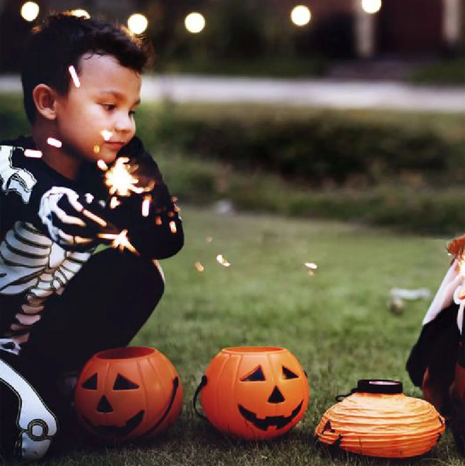 Halloween Candy Bucket Pumpkin Bucket Portable Basket Kids Favor Trick Or Treat Bucket Halloween Party Decoration Supplies