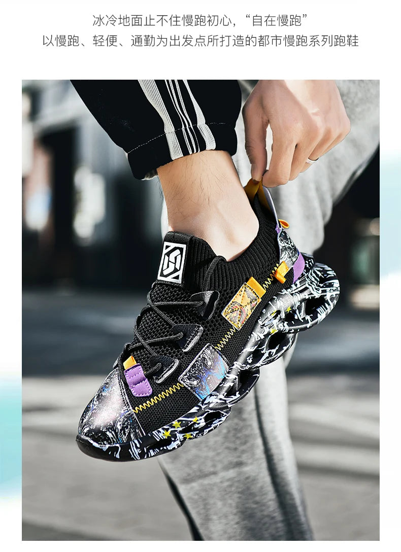 Shoes men Sneakers Male casual Mens Shoes tenis Luxury shoes Trainer Race Breathable Shoes fashion loafers running Shoes for men