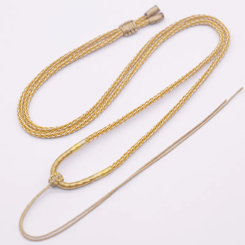 Beads Jewellery Making Hand Winding Jewelry Materials Adjustable Gold Necklace Accessories DIY Charms for Jewelry Pendants Woman