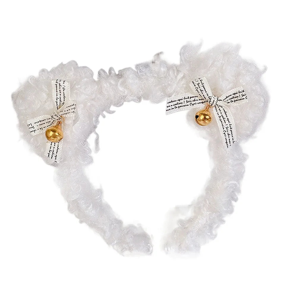 Women Lady Girl Party Stage Headgear Plush Bear Headband Hair Accessories Headdress Hair Hoop Hair Clip Cute Hairband