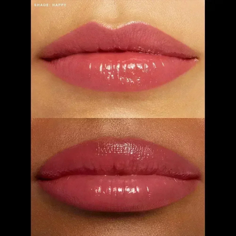 Hot Fashion Rare Beauty Setting Powder with Mirror Liquid Blush Moisturizing Dual-use Waterproof Lip Glaze Rouge Smooth Makeup