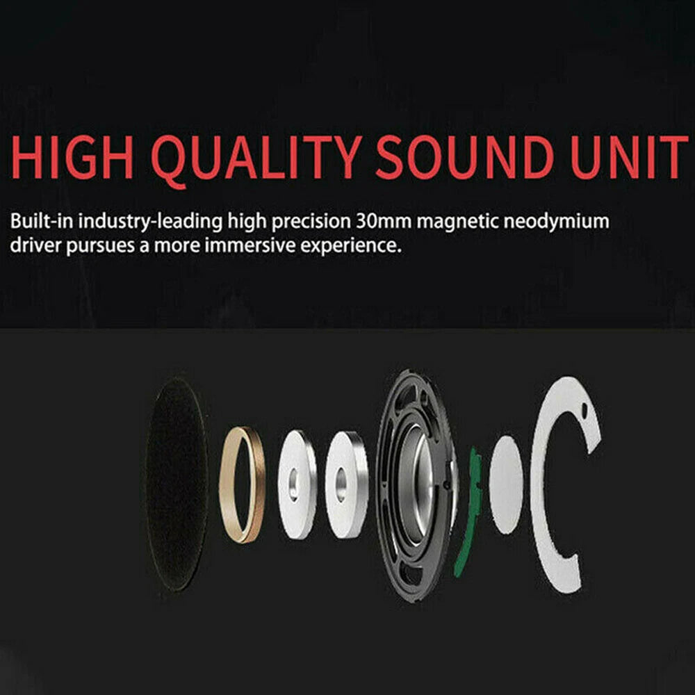 USB Wired Headset Handfree Call Center Office Headphones Surround Sound & HD Microphone Headphones Gaming Overear for PC Laptop