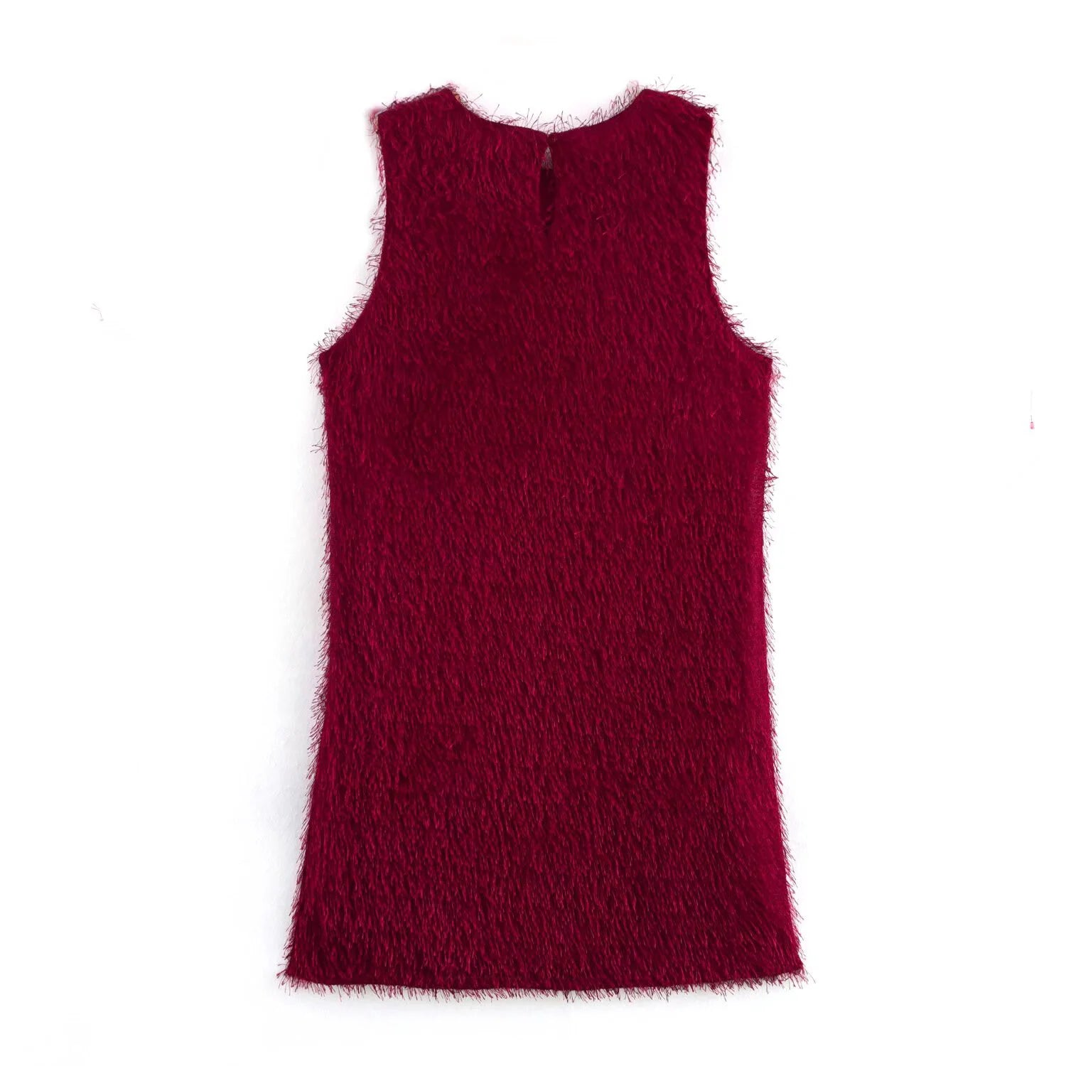 Women's Clothing 2025 Winter European And American Style French Fashion Temperament Tassel Decoration Sleeveless Dress