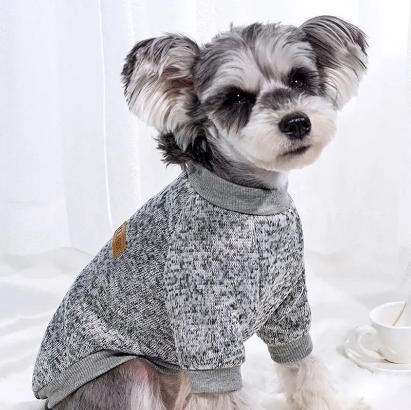 Pet Accessories Winter Dog Clothes for Small Dogs Warm Dogs Coat Pullover Clothing SweatshirtsCasual Dog Cat Clothing Pet Access
