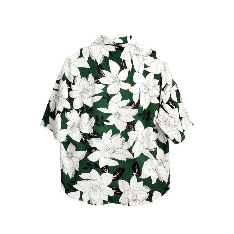 Geometric Shirts And Blouses For Men Funny Hip Hop Printed Graphic Half Sleeve Man Tops With Pocket Colourful S Floral Clothing