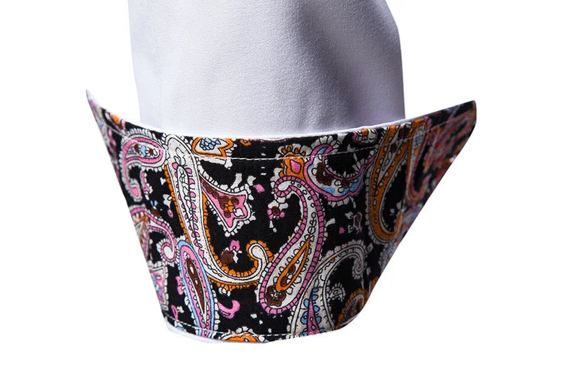 Men's Shirt with Collar White Shirts Man Long Sleeve Men's Shirts Mens Polo Shirts for Men Famous Brands Camisa Social Masculina