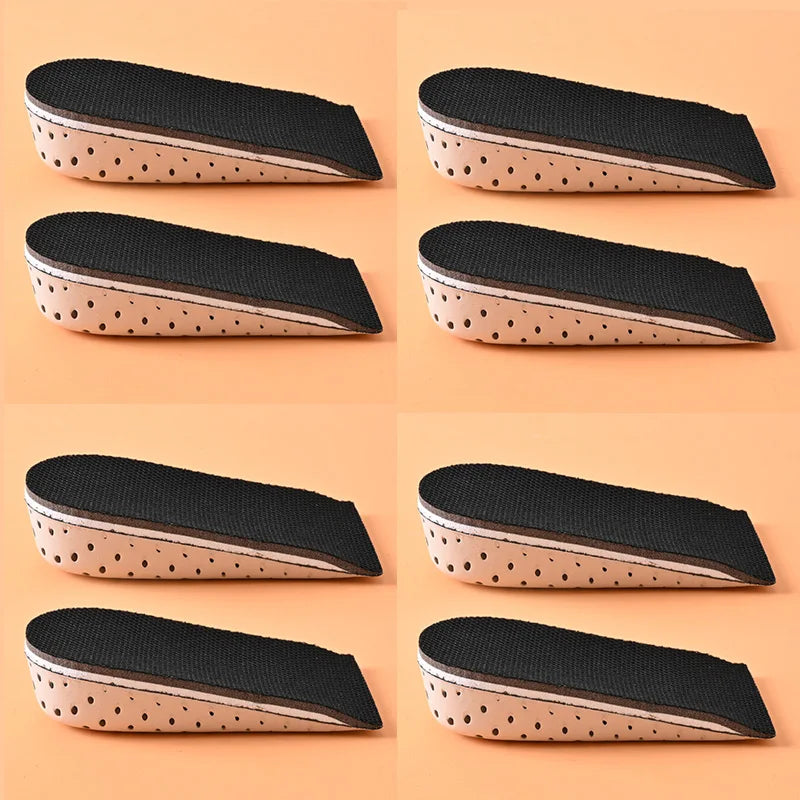 1 Pair Height Increase Insole Breathable Memory Foam Heel Lifting Inserts Shoe Lifts Shoe Pads Elevator Insoles for Unisex