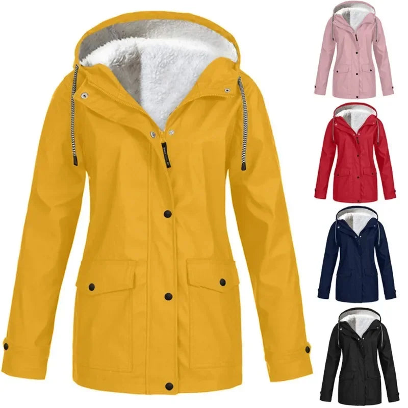 Women's Ski Jacket Warm Winter Snow Coat Waterproof Windbreaker Hooded Raincoat Snowboarding Jackets