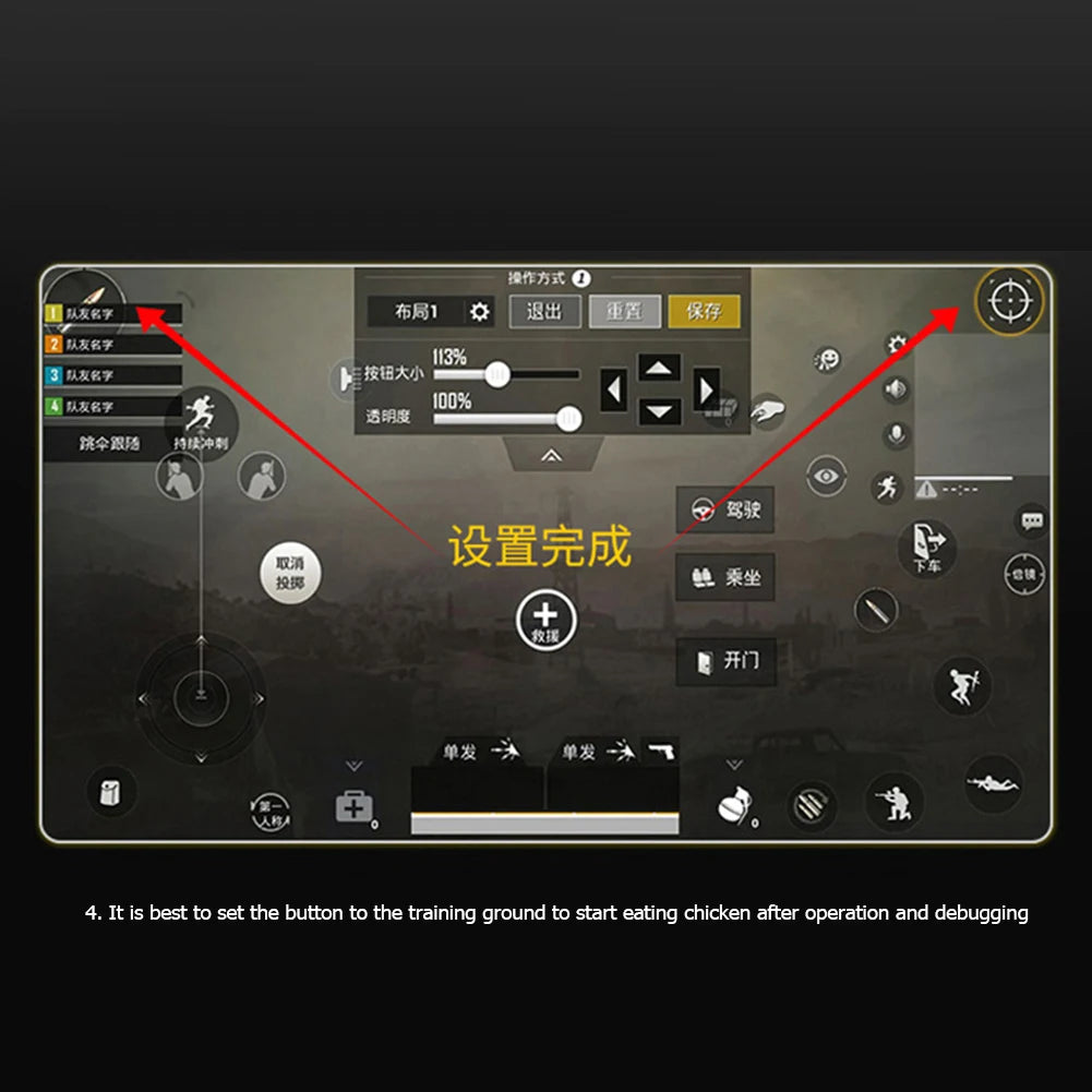 Electronic Machine Game Parts F01 1 Pair Plastic PUBG Mobile Trigger Phone Gamepad Controller Gaming Shooter