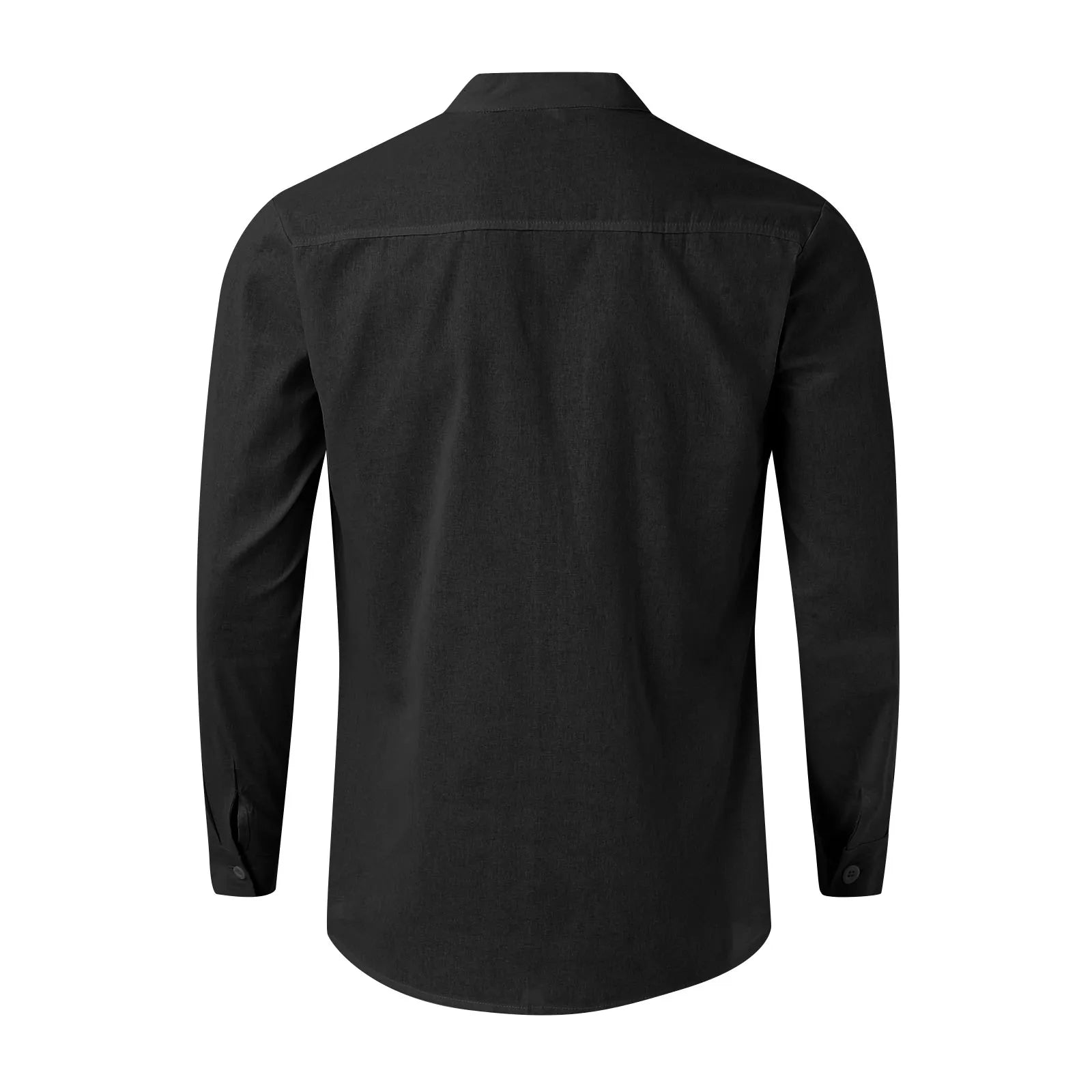 2024 new Men's Shirts British style business casual tops Spring Summer handsome Cotton Linen Solid Slim shirt camisas de hombre