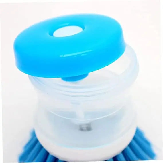 Random Color Kitchen Wash Pot Dish Brush Washing Utensils with Washing Up Liquid Soap Dispenser Household Cleaning Accessories