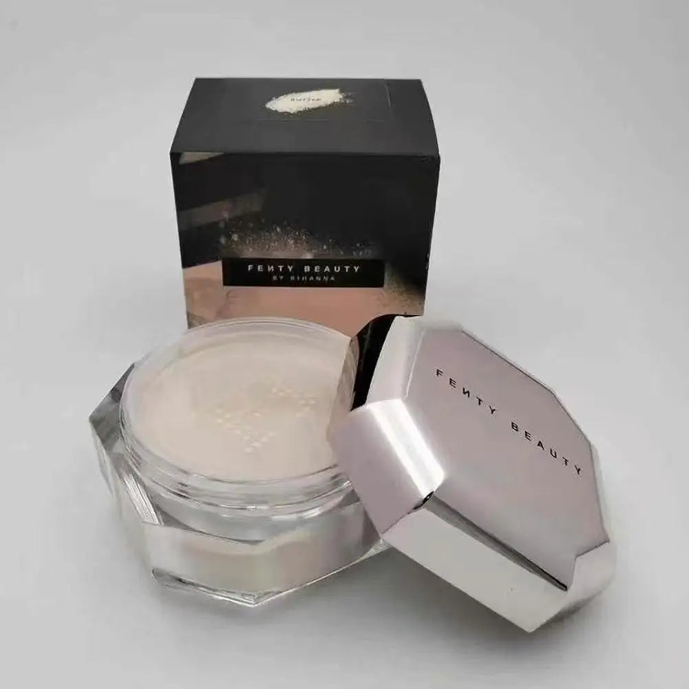 Fenty Beauty Blurring Delicate Setting Powder Lasting Without Shedding Makeup Control Oil Locking Moisture Create Zero Pore Base