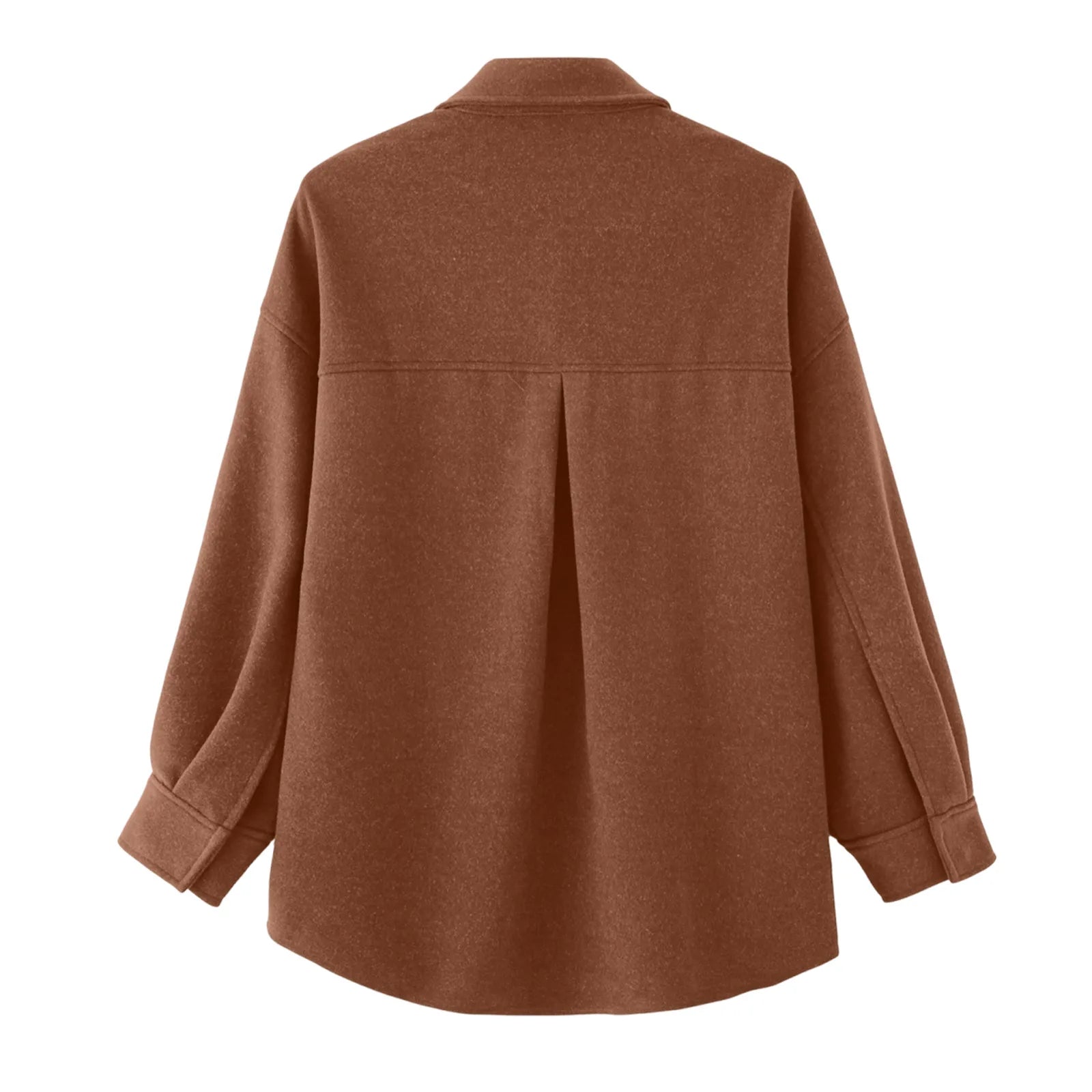 Women Casual Comfort Jackets Cozy Soft Fabric Casual Lapel Collar Winter Outerwear Female Daily Vintage Wearing With Pocket