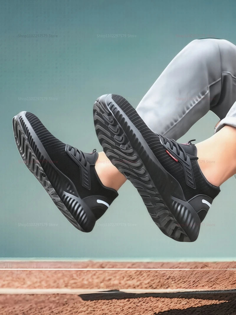 Men's Steel Safety Work Shoes Durable and Stylish Protective Steel Boots for Heavy Duty Comfortable Construction Factory