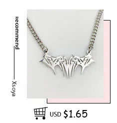 Goth Accessories Women's Neck Chain Jewelry on the Neck Friends Watch Necklace for Women Punk Pendant Vintage Kpop Fashion