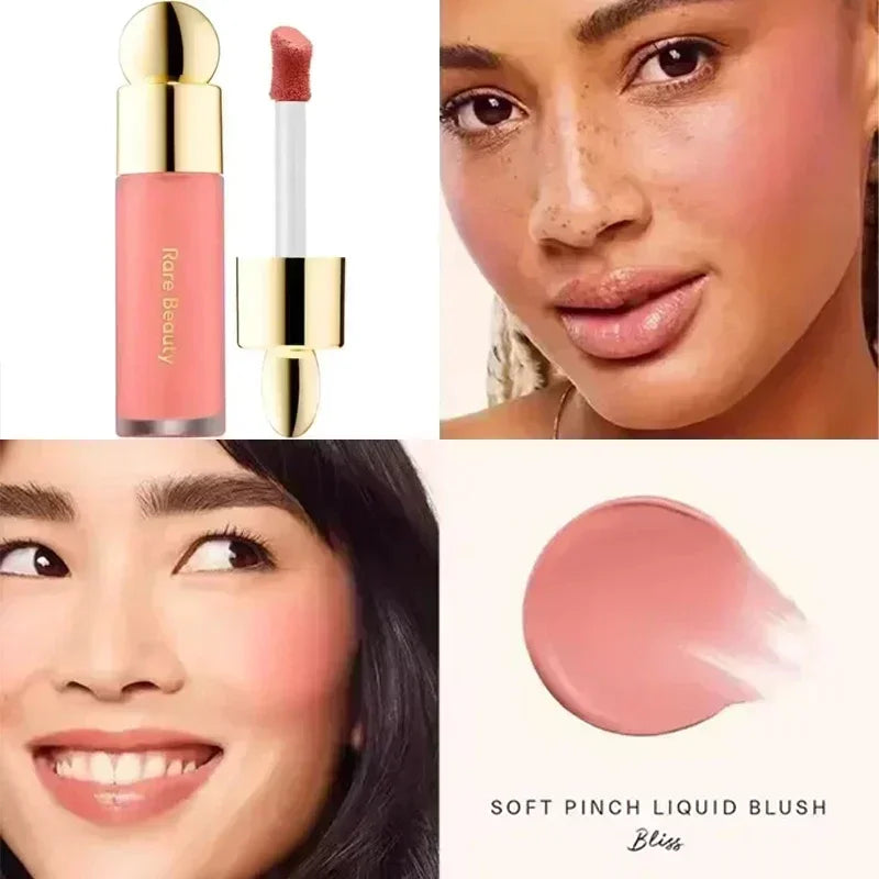 Rare Beauty Liquid Blush Lip Gloss Luminizer Blusher Long Lasting Moisturizing Nutrient Light Repair Lipstick Nature Face Makeup