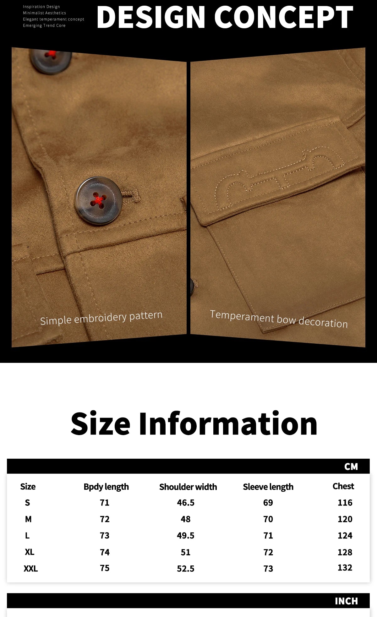 Men's Jacket 2025 New Khaki Top Men's Casual Shirt