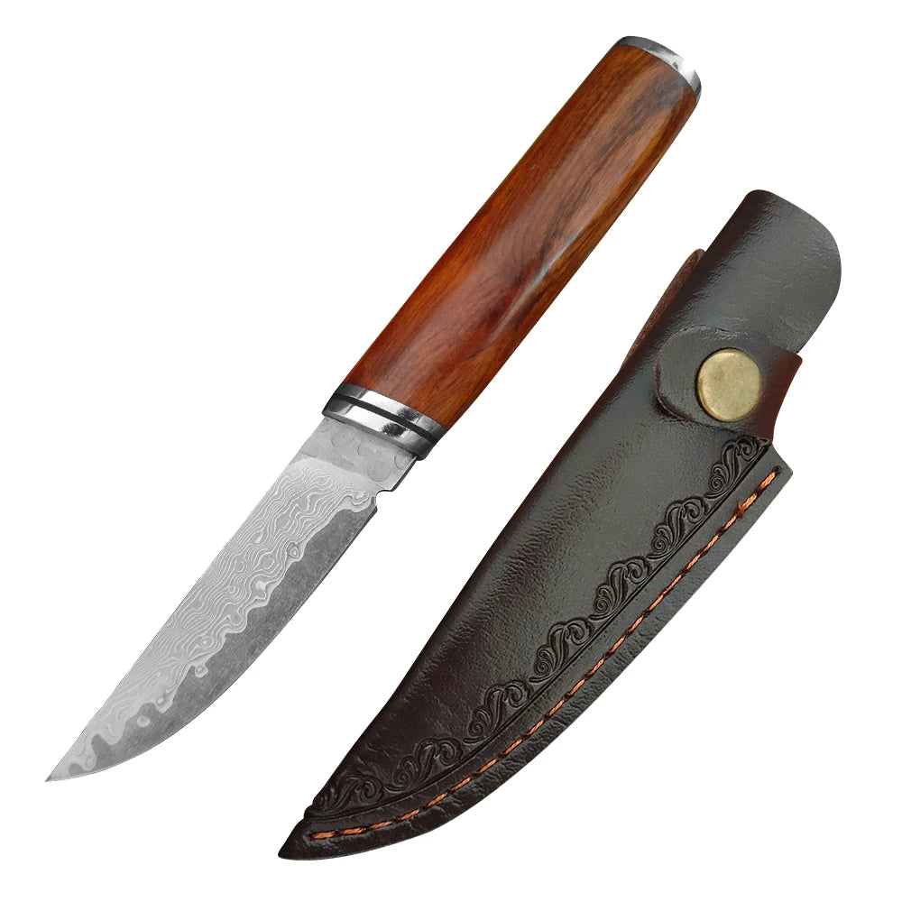 Kitchen Knife Damascus Steel Butcher Boning Knife Meat Cleaver Knife Fruit for Vegetable Fish Cutting Knife Kitchen Accessories