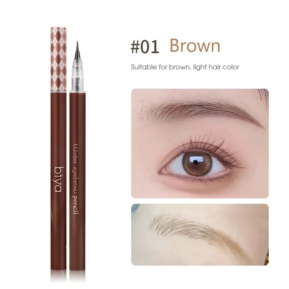 Ultra-fine Eyebrow Pencil Outline Shadow Lying Silkworm Eyeliner Waterproof Non-smudge Lasting Colorfast Liquid Eyebrow Pencil