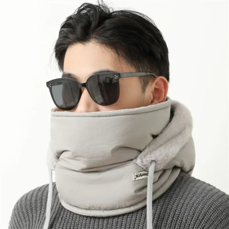 Winter Warm Hat for Men and Women, Autumn and Winter Cycling Ear Protection with Thick Velvet for Cold Protection