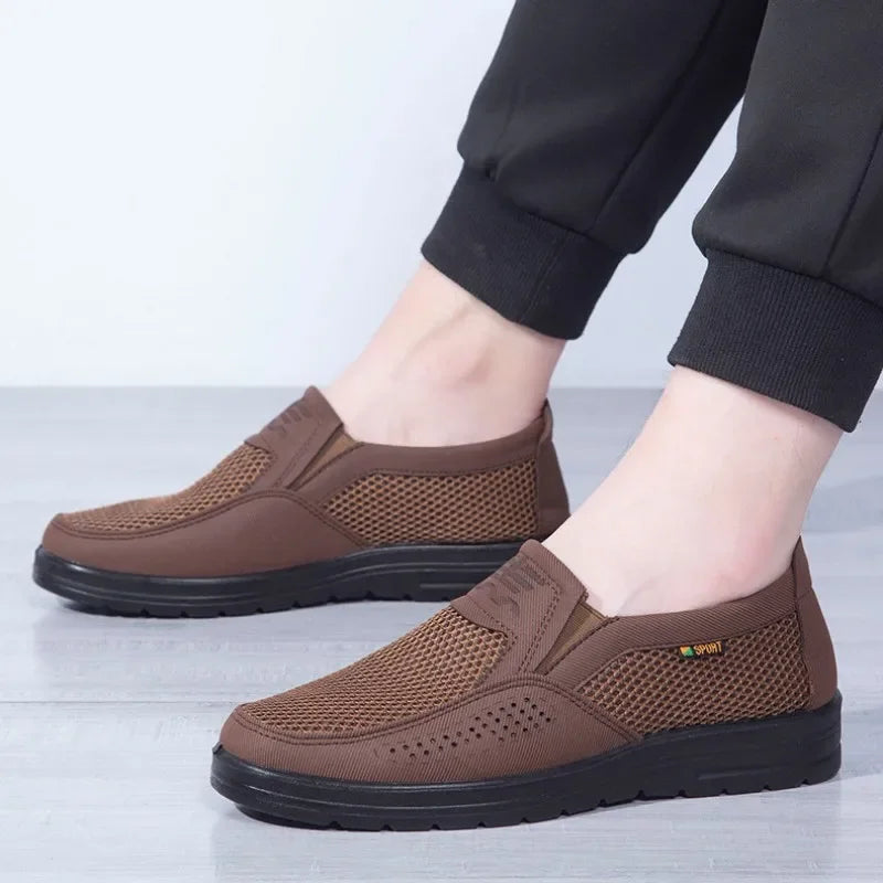 2025 Summer Sports Shoes Men's Fashionable Walking Shoes Breathable Men's Loafers Zapatillas Hombre Men's Casual Shoes