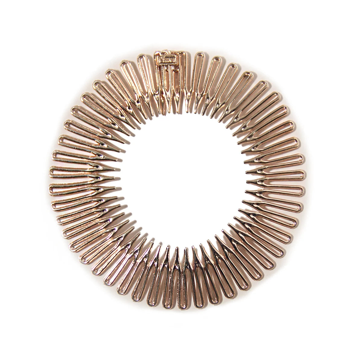 Women Plastic Full Circle Stretch Flexible Comb Teeth Headband Hair Band Clip Face Wash Fixed Hair Accessories