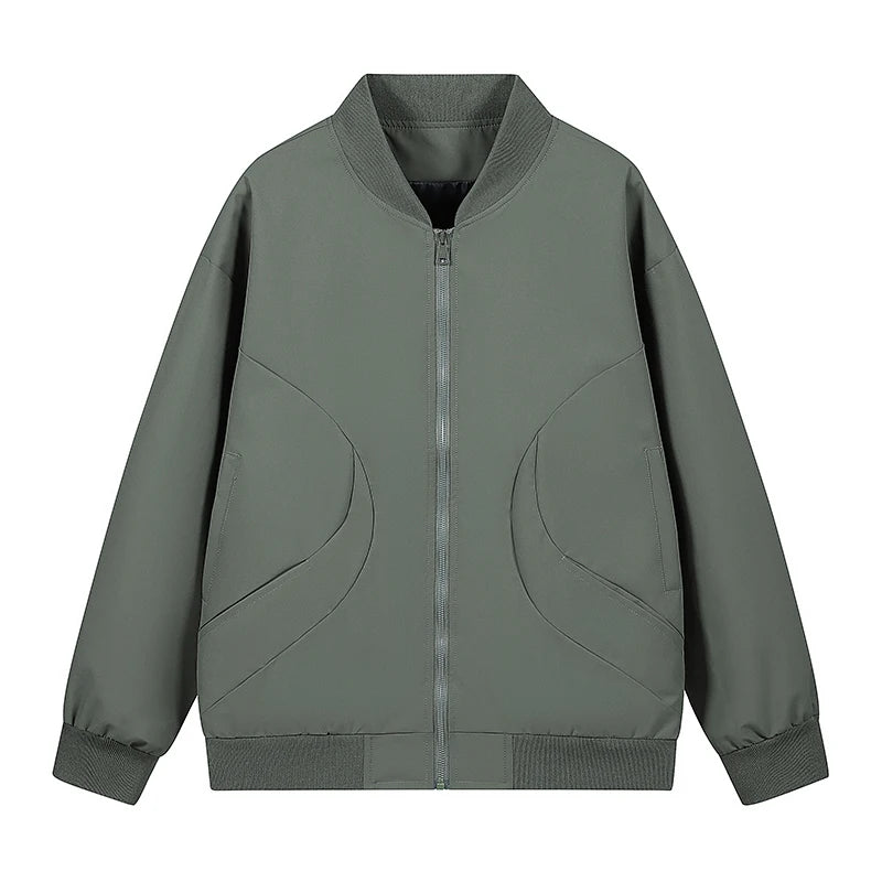 Men's Jacket Fashion Stylish Lightweight Windbreaker Casual Loose Soft Fashion High Quality Handsome for Mens Outdoor Men's Coat