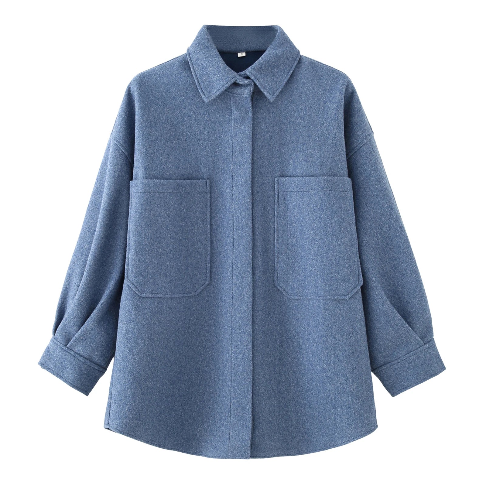 Women Casual Comfort Jackets Cozy Soft Fabric Casual Lapel Collar Winter Outerwear Female Daily Vintage Wearing With Pocket