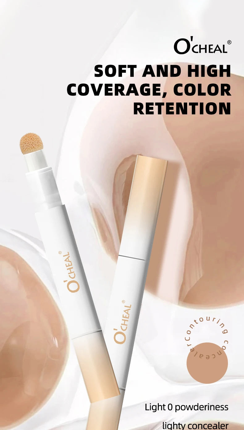Clear, moisturizing, waterproof concealer, medium coverage, natural makeup effect, and create a natural foundation