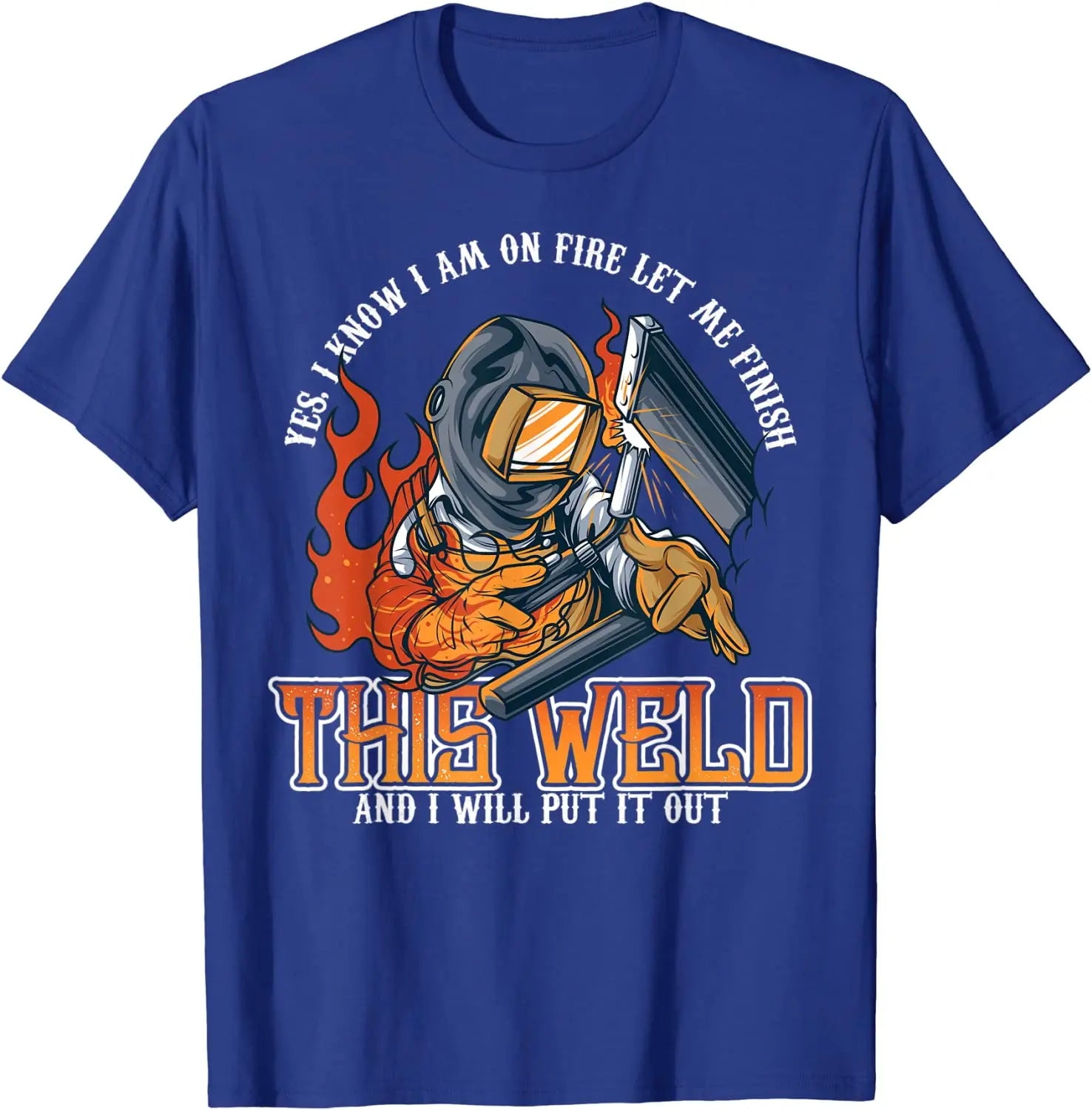 Welder Shirts For Men Funny Welding Tshirts Funny Saying T-Shirt Classic Man Tshirts Simple Style Tops T Shirt Cotton Hip hop
