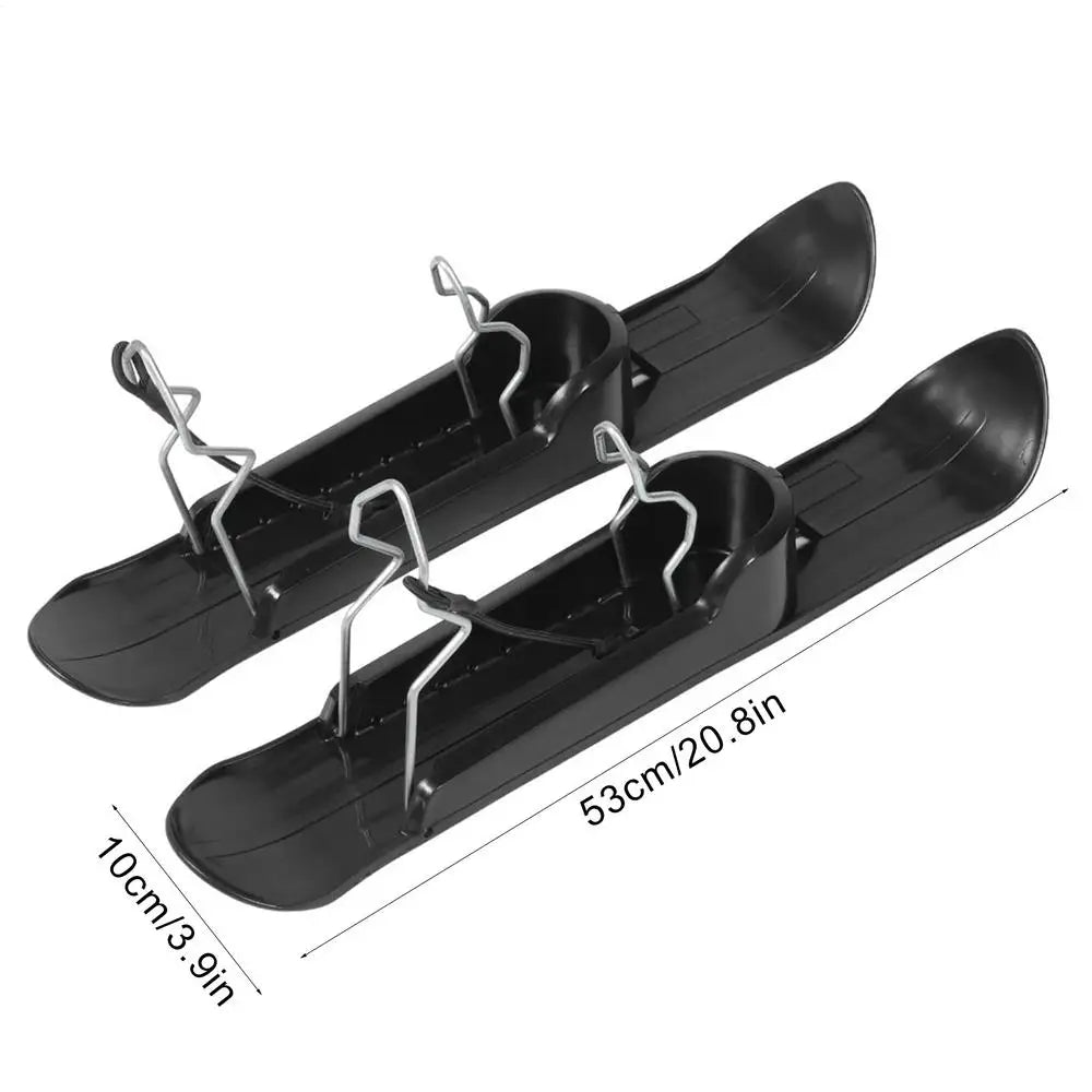 1Pair Snow Scooter Ski Sled Winter Sleigh Snow Scooter Snowfields Resorts Skateboard Sports Ski Accessories for Kids