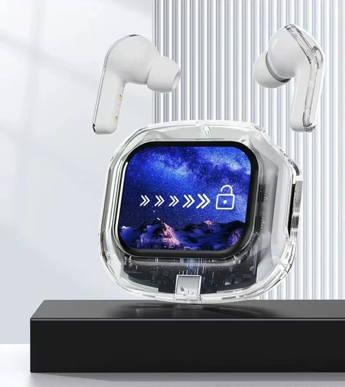 Translation Headphones with Multifunction Touch Screen Smart Wireless Bluetooth Earphone HiFi Audio Quality Business Earbud