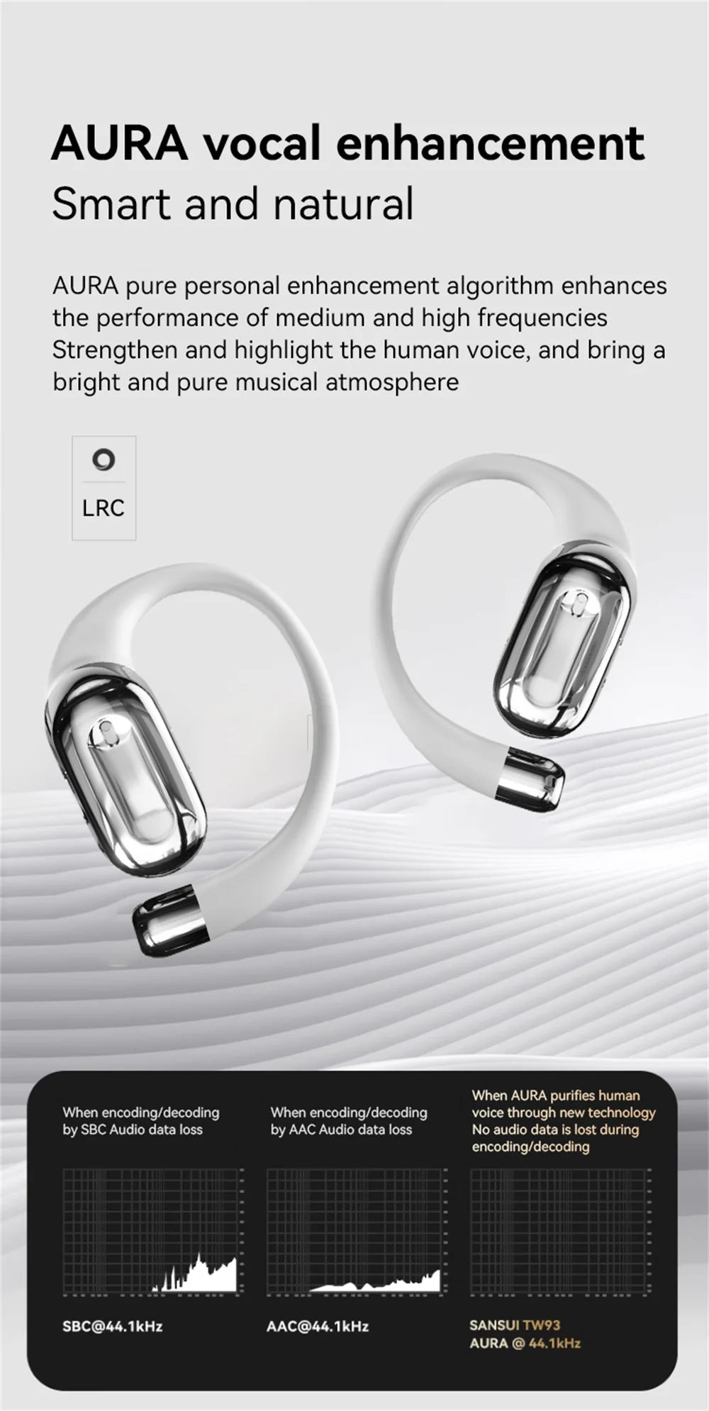 Headphones Plated Digital Stereo Movement Ear-deaf Bone Conduction Wireless Hanging Ear Game Long Battery Life With Mic Earphone