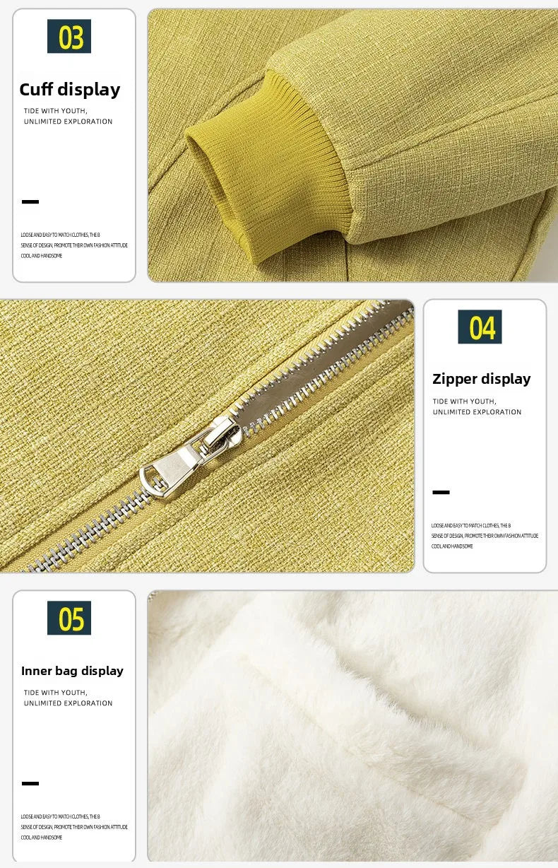 Men's Outdoor Sports Leisure Jacket Comfortable Versatile in Spring Autumn Trends Windproof Breathable with A Hat Jacket