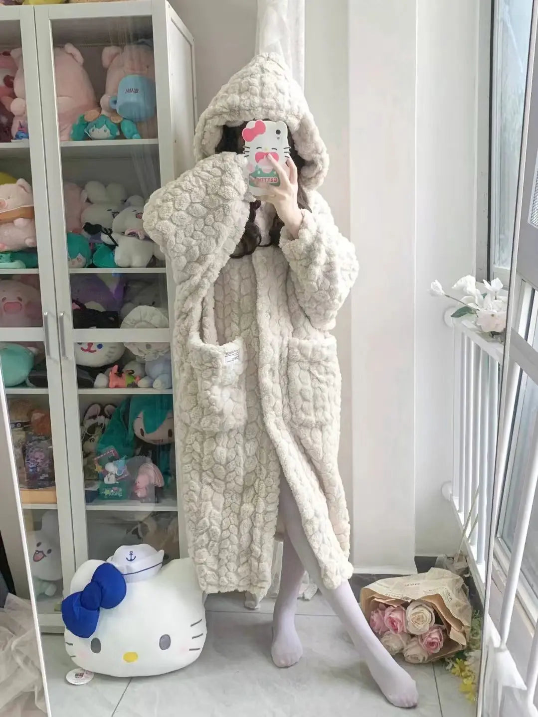 2025 Winter Robe For Women Sweet Elegant Jacquard Fashion Homewear Sleepwear Loungewear Christmas Night Warm Comfy Long Bathrobe