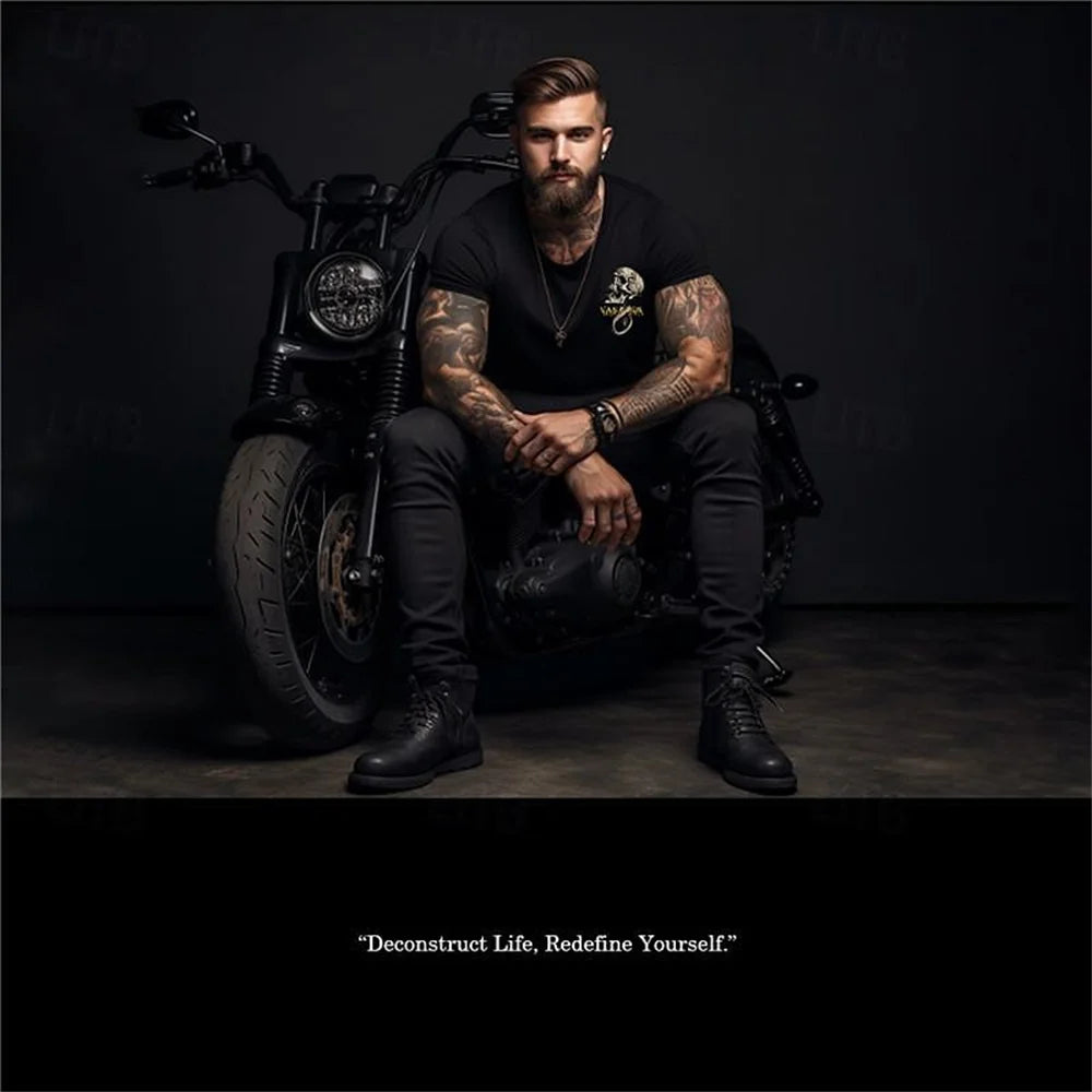 Anime Men's T-Shirt Retro Street Short Sleeved T Shirt For Men Casual 3d Print Summer Top Breathable Loose Men's Clothing