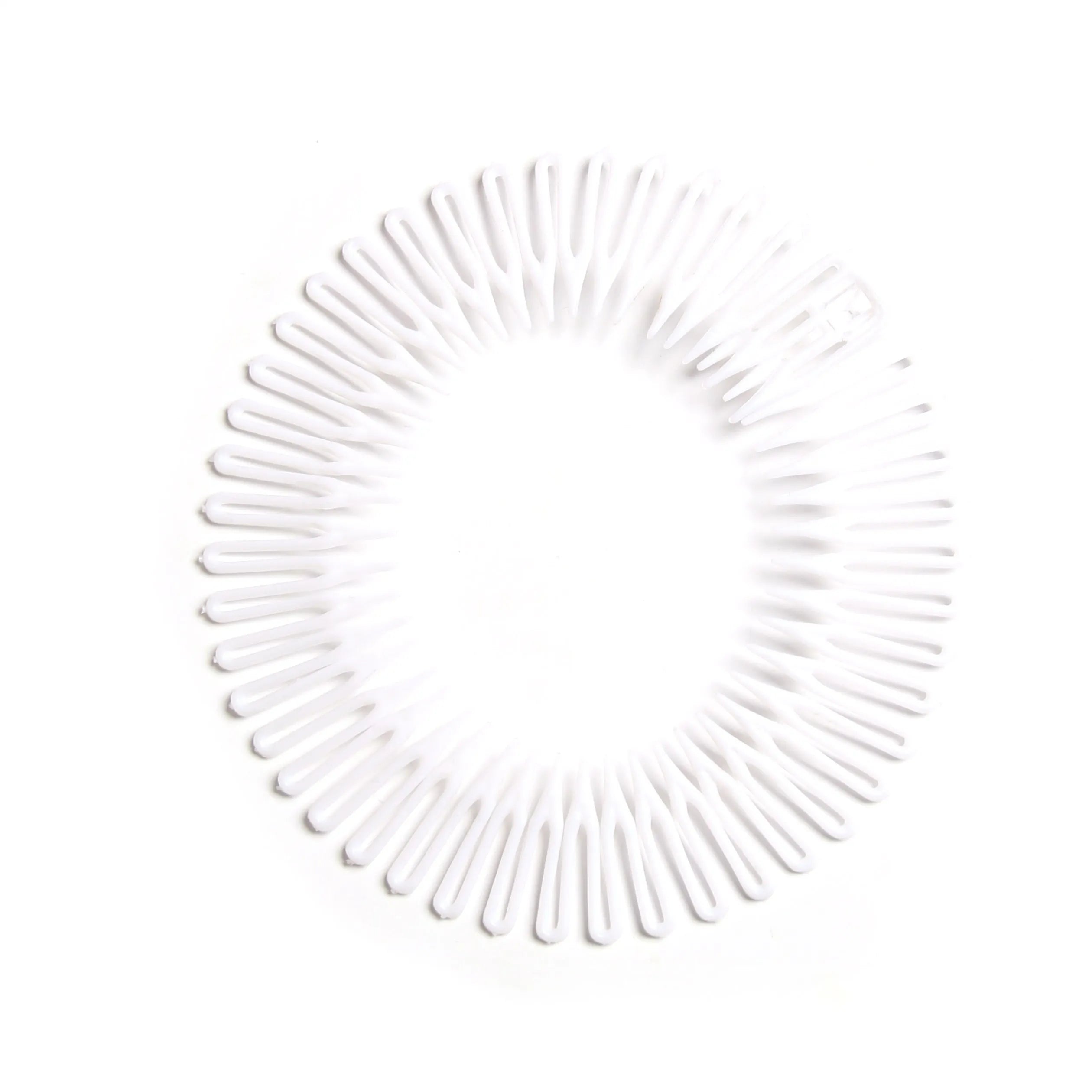 Women Plastic Full Circle Stretch Flexible Comb Teeth Headband Hair Band Clip Face Wash Fixed Hair Accessories