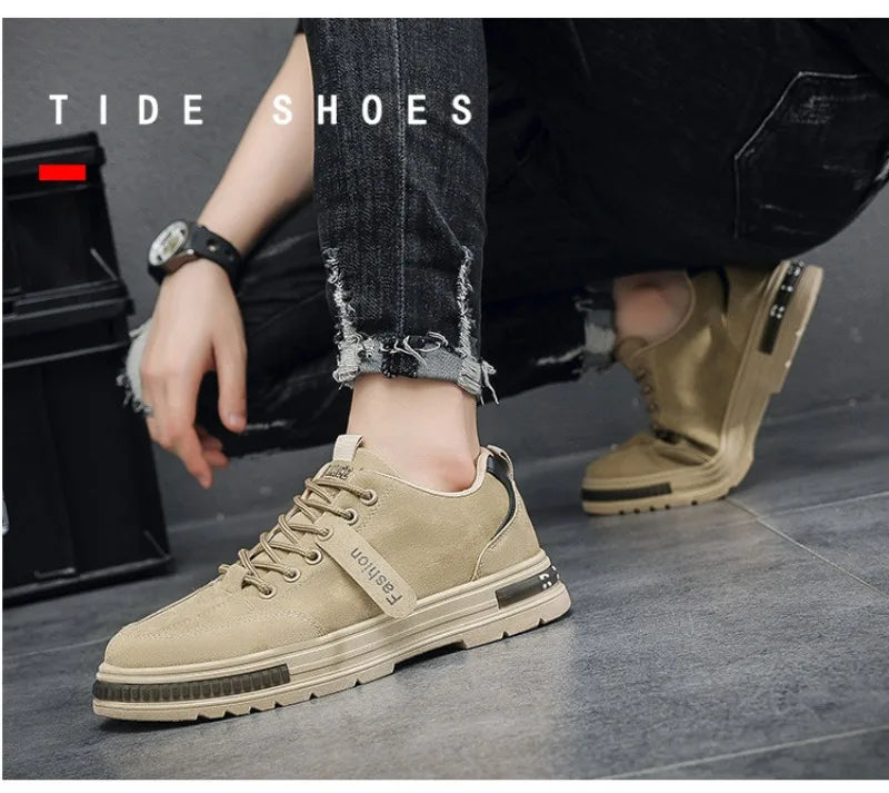 Men's Shoes Summer New Casual Sneakers Comfortable Wear-resistant Flat Shoes Student Breathable All-match Soft Sole Sports Shoes