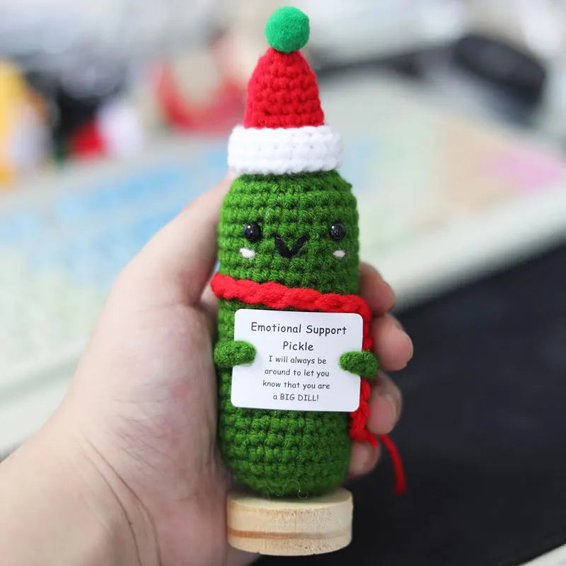 Christmas Ornaments Crochet Home Room Decoration Handmade Emotional Support Knitted Potato Home Decor Christmas Party Gift