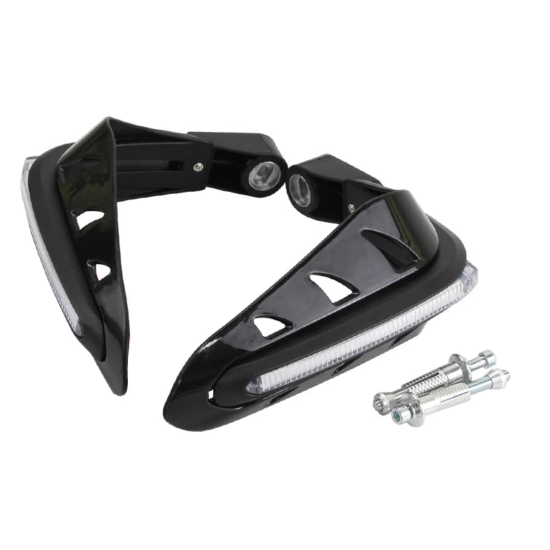 Motorcycle Handguards with LED Lights Motorbike Accessories Modification Protective Gear for ATV Bike Off Road Motocross ﻿