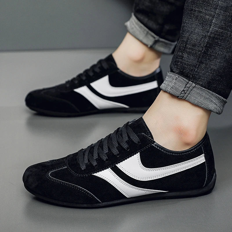 Men's Loafers, Lightweight and Breathable Casual Shoes, Mens Flat Driving Shoes, Soft Sole Slip-on Business Shoes, Moccasins