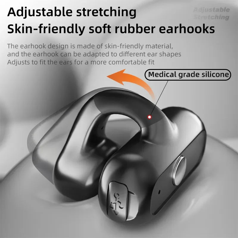 2023 New Wireless Audio Headphones, TWS Microphone, Invisible, Sports, Mini, Stereo, Mono, Ear Hanger, Music, Only One Headset