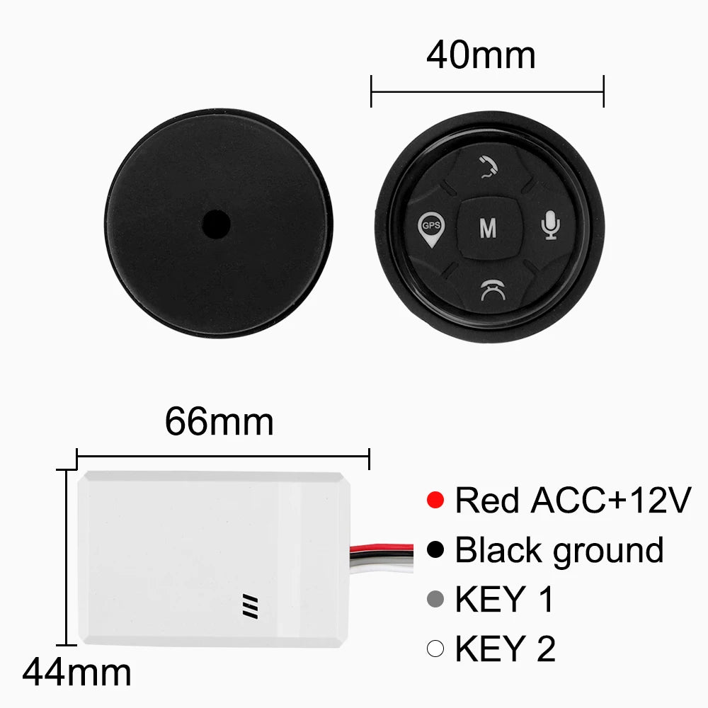 Car Accessories Music GPS Navigation Radio Remote Control Buttons Wireless Car Steering Wheel Controller