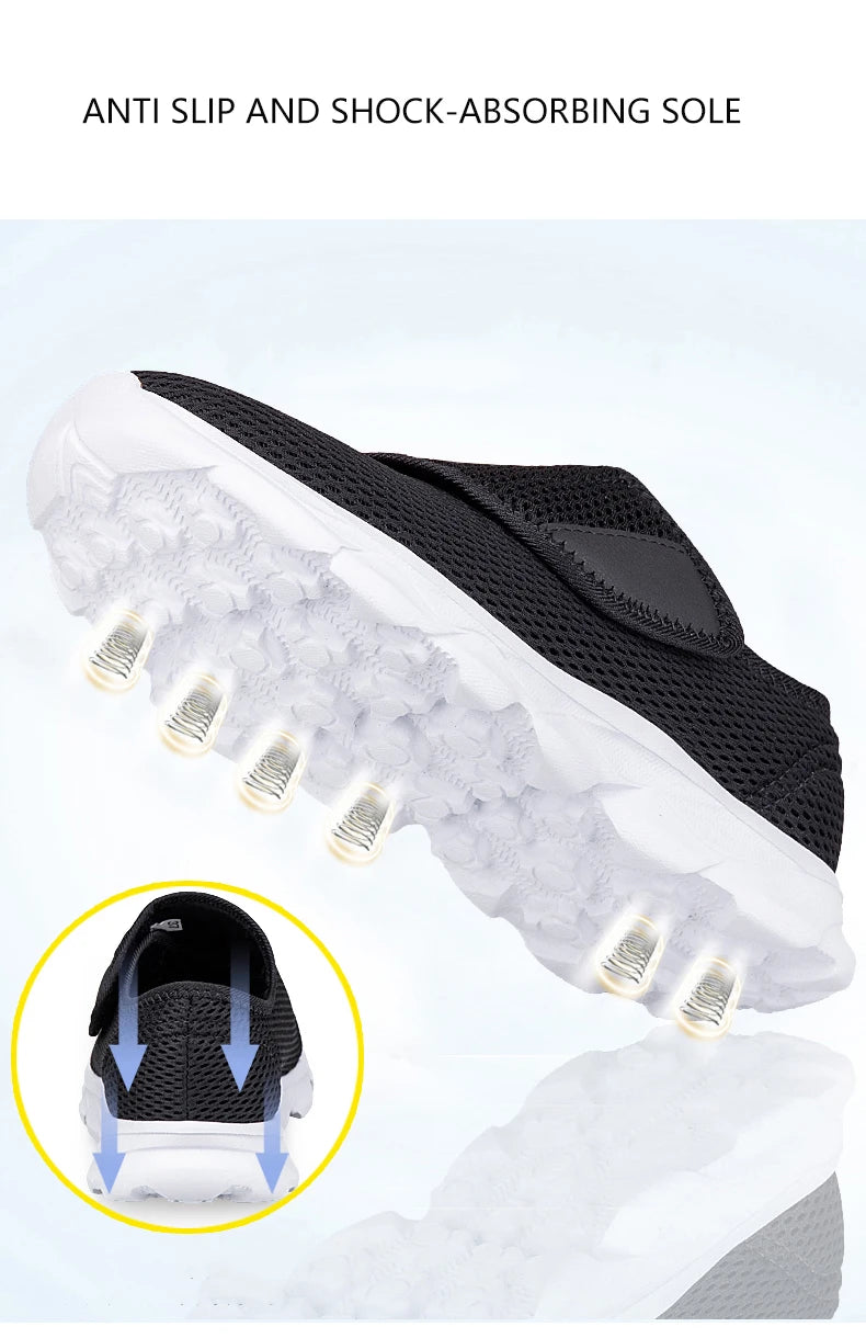 Men Orthopedics Wide Feet Swollen Walking Casual Sneakers Fashion Thumb Eversion Adjusting Soft Comfortable Diabetic Man Shoes