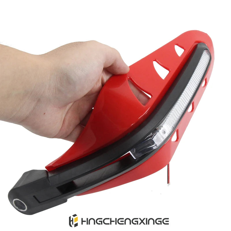 Motorcycle Handguards with LED Lights Motorbike Accessories Modification Protective Gear for ATV Bike Off Road Motocross ﻿