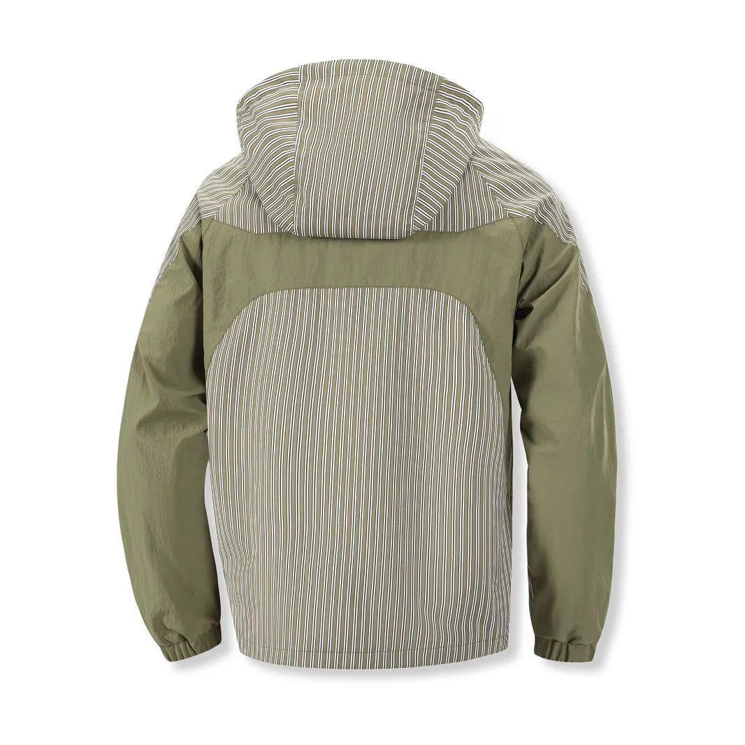 Mens Cross Border Jacket 2025 Spring Autumn American Style Hooded Cargo Jacket  Teenager Casual Versatile Outdoor Sports Outerwe