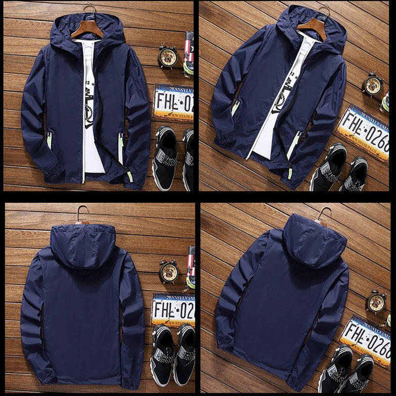 Men Women Bomber Hooded Jacket EMT Paramedic Emergency Medical Services Casual Thin Windbreaker Sunscreen Skin Jacket Outwear