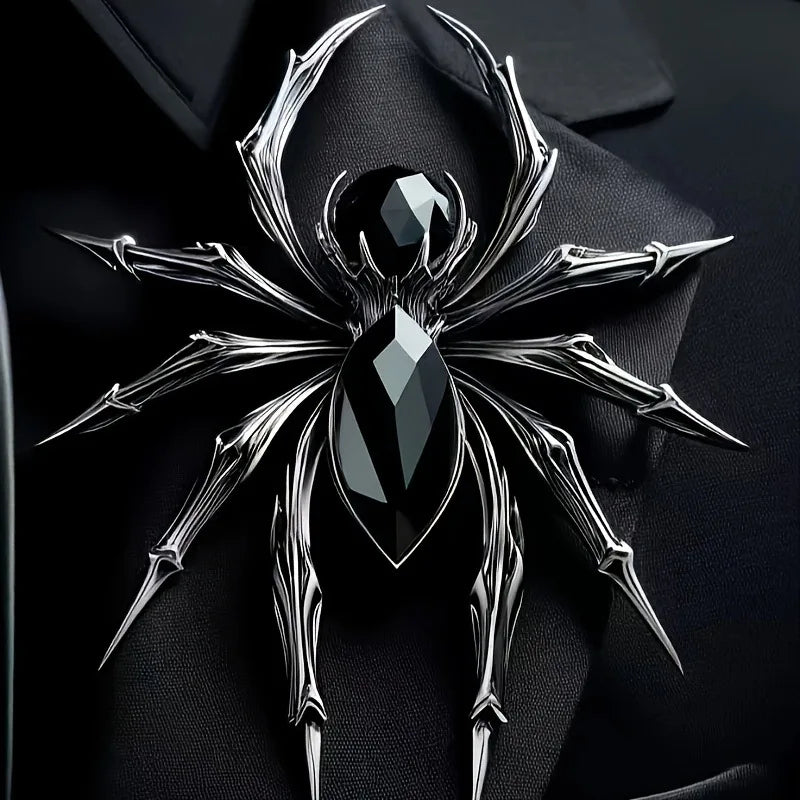 New men's personalized suit accessories brooch, European and American fashion versatile, animal shaped, niche spider
